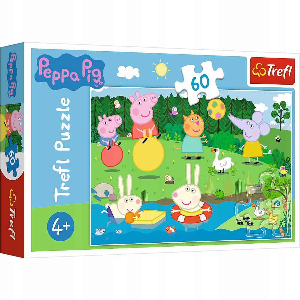 Puzzle 60 Zabawy W Gronie Przyjaciół Peppa 17356