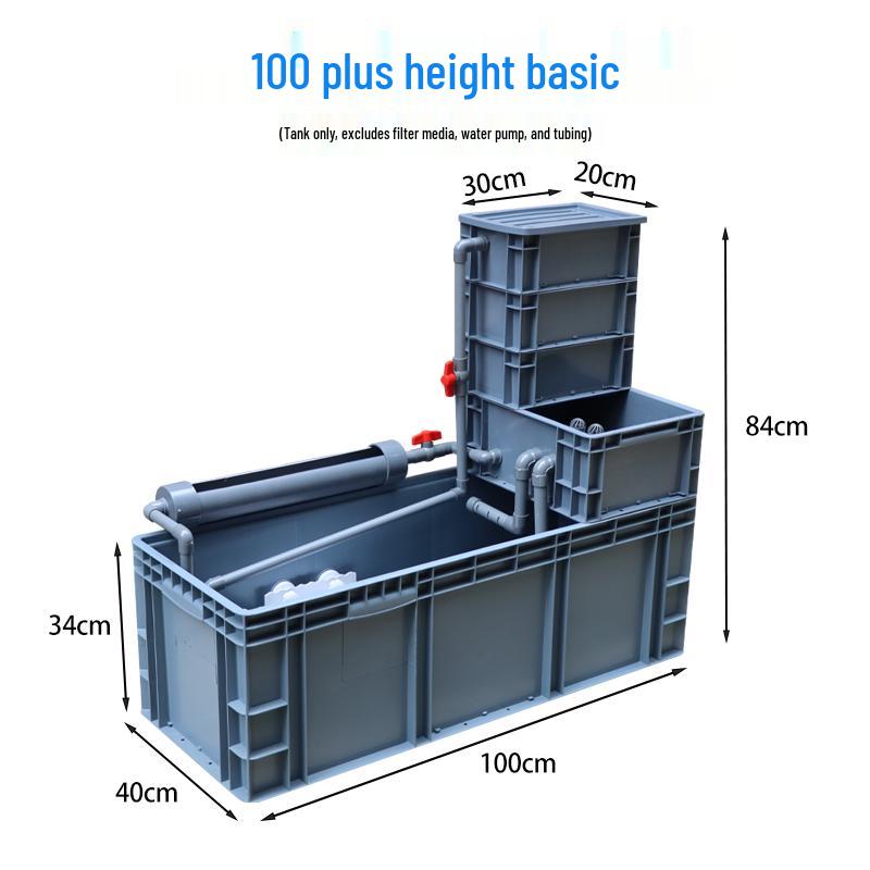 Enhanced Turtle Tank with Filter and Water Change System