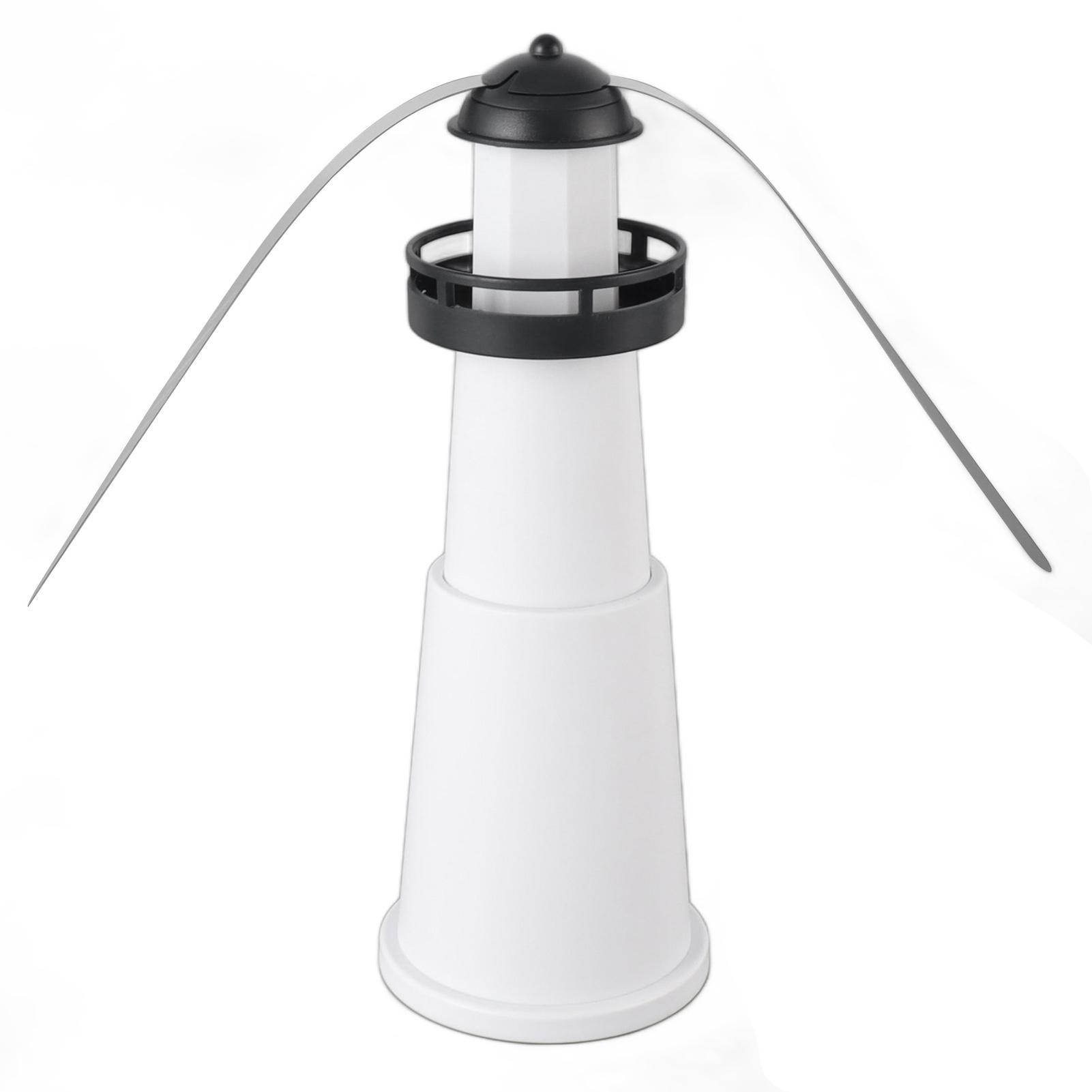 Fliegenabwehr-Ventilator Outdoor Tischventilator Insektenschutzventilator für Draußen Innen Tischgebrauch Restaurant white