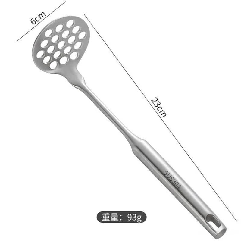 

Heavy Duty Small Potato Masher Stainless Steel Mini Avocado Masher for Kitchen Perfect for Mashing Potatoes Beans and Meat