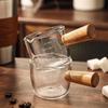 Espresso Measuring Glass with Wooden Handle