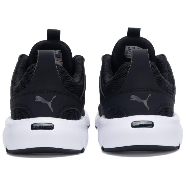 Puma Softride Flex Vital Comfortable Versatile Non-Slip Wear-Resistant Low-Top Running Shoes Unisex sneaker Black White 379271-05