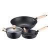 Uncoated Iron Cookware 3-Piece Set