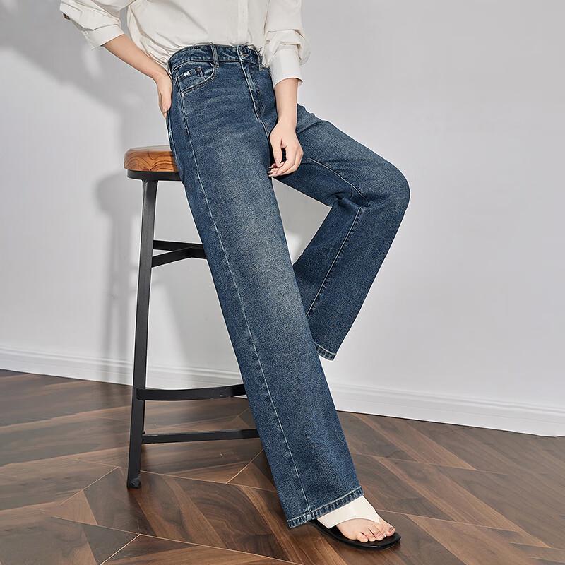 Women's 2025 Summer Embroidered Wide-Leg Jeans
