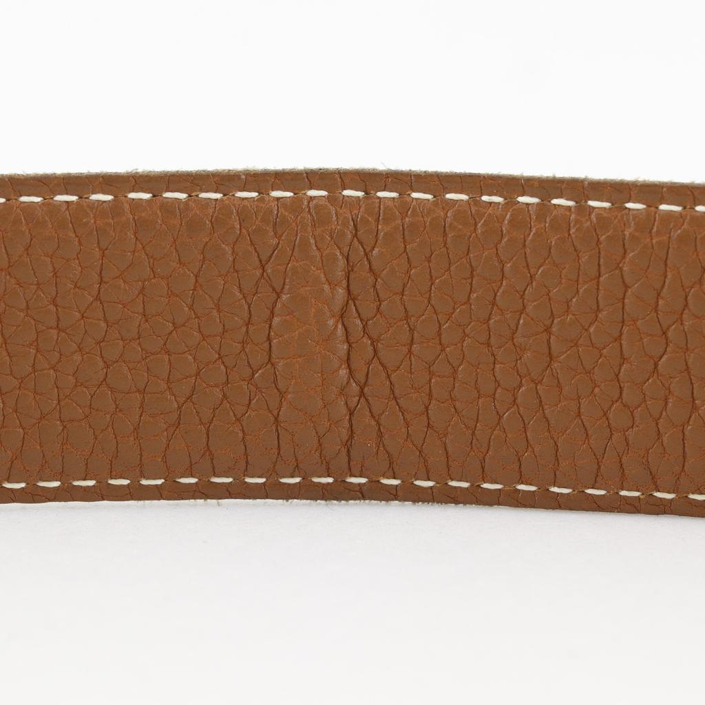 Hermes H Belt 85 Belt Reversible Black / Brown Calfskin Unisex Used