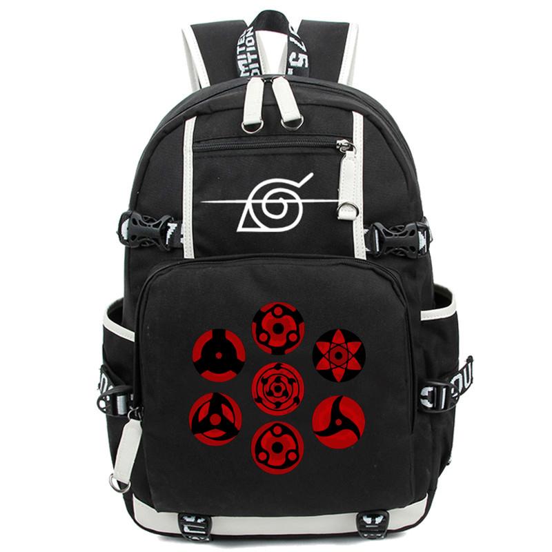 Anime Naruto Backpack for Teen Boys Girls Back To School Backpack Student Schoolbag Men Women Leisure Usb Travel Bags Rucksack