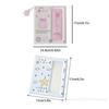 Cute Memory Album Lucky Clover Card Collection Book  - 4-Compartment Card Holder Album for 6-Inch Instant Photos & Postcards