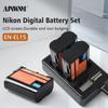 AJNWNM EN-EL15 ENEL15 El15 Battery for Nikon D7000 D7100 D7200 D850 D750 D7500 D810 D500 D800 D610 D600 +LCD Charger