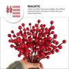 1PCS Christmas Red Berries Ornament Artificial Foam Berry Flower Branches DIY Wreath Xmas Tree Wedding Party Home Decoration