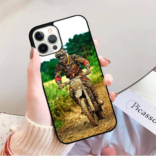 Moto Cross motorcycle sports Phone Case For iPhone 17 Air 16 15 14 13 12 Pro Max Plus Max Cover Shell