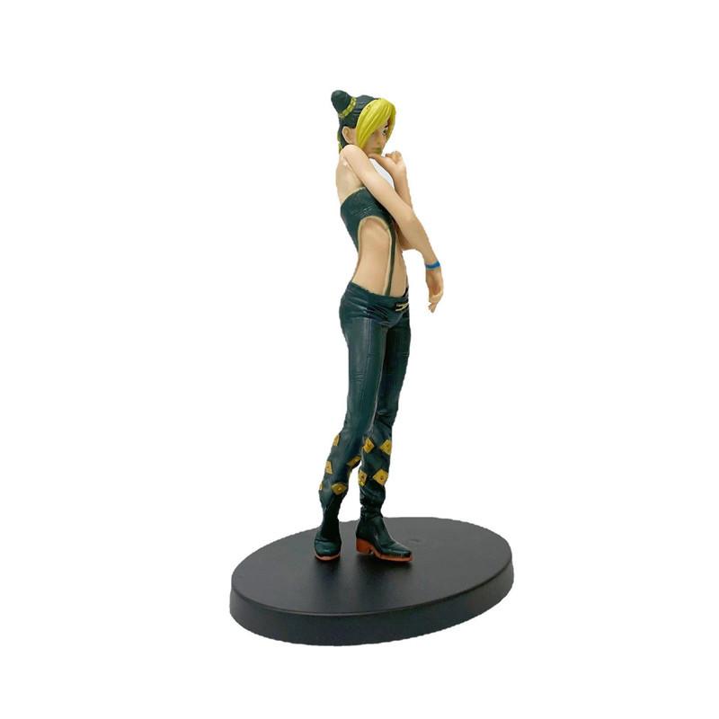 17CM Anime Bizarre Adventure Jojo Figur Banpresto Original Jolyne Cujoh Action PVC Modell Sammlerstück Kinderspielzeug Geschenk