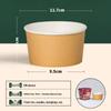 ZISIZ Disposable Paper Meal Boxes and Bowls