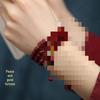 Triple Circle Murui Cinnabar & Purple Gold Sand Zodiac Bracelet for Women