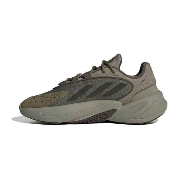Adidas Originals Ozelia Versatile Comfortable Shock Absorbing Durable Low Top Kids Casual Shoes Kids Casual Shoes Gray Green IG7465