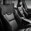 Leder Auto Sitz Nackenkissen Kissen Kissen Stütze Gestrickter Sitz Auto Sicherheitszubehör Auto Sicherheitskissen Universelles Design