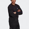 adidas Sports Logo Casual Pullover Hoodie for Men, Black