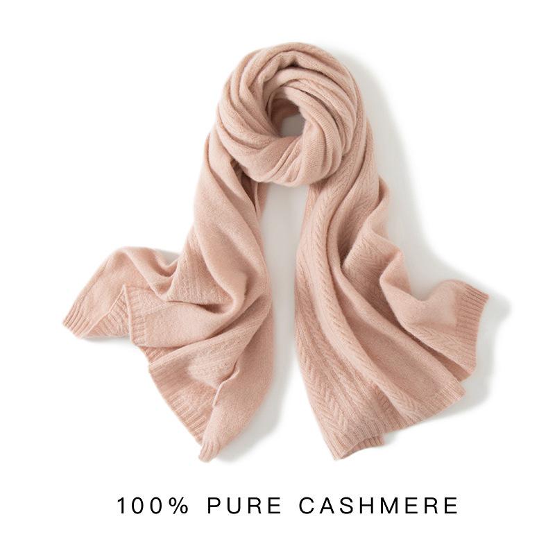 Women's 100% Pure Cashmere Scarf - Warm, Thickened, New Autumn/Winter Style