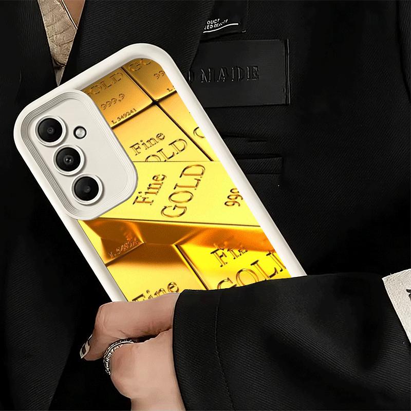 Fine Gold Pattern Printing Soft Phone Case for Samsung Galaxy S26 Ultra S25 Edge S24 S23 S22 Plus S21 S20 FE 5G Shell Silicone F