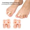 Silicone Adjustable I-Shaped Toe Separator for Overlapping Toe Correction