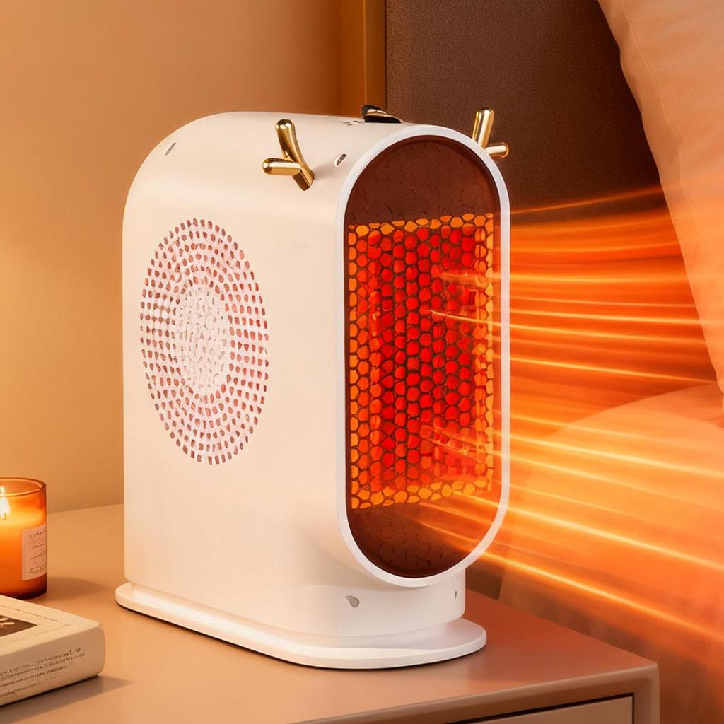 Small Heater Quiet Electric Overheat Protection Small Space Heater For Office Heating For Indoor Table Shelf Office Bathroom