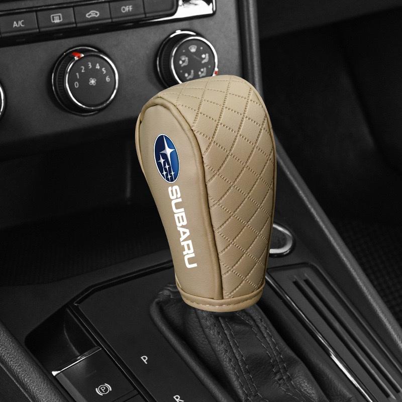 For Subaru STI Impreza Legacy WRX BRZ XV Forester Crosstrek Outback Ascent Car Center Console Gear Shift Knob Cover Handle Case Y15
