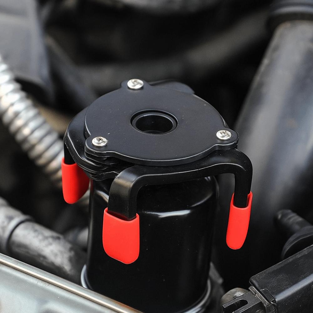 High Strength Steel Oil Filter Removal Tool Universal Design 3 Jaw Tool Engine Service