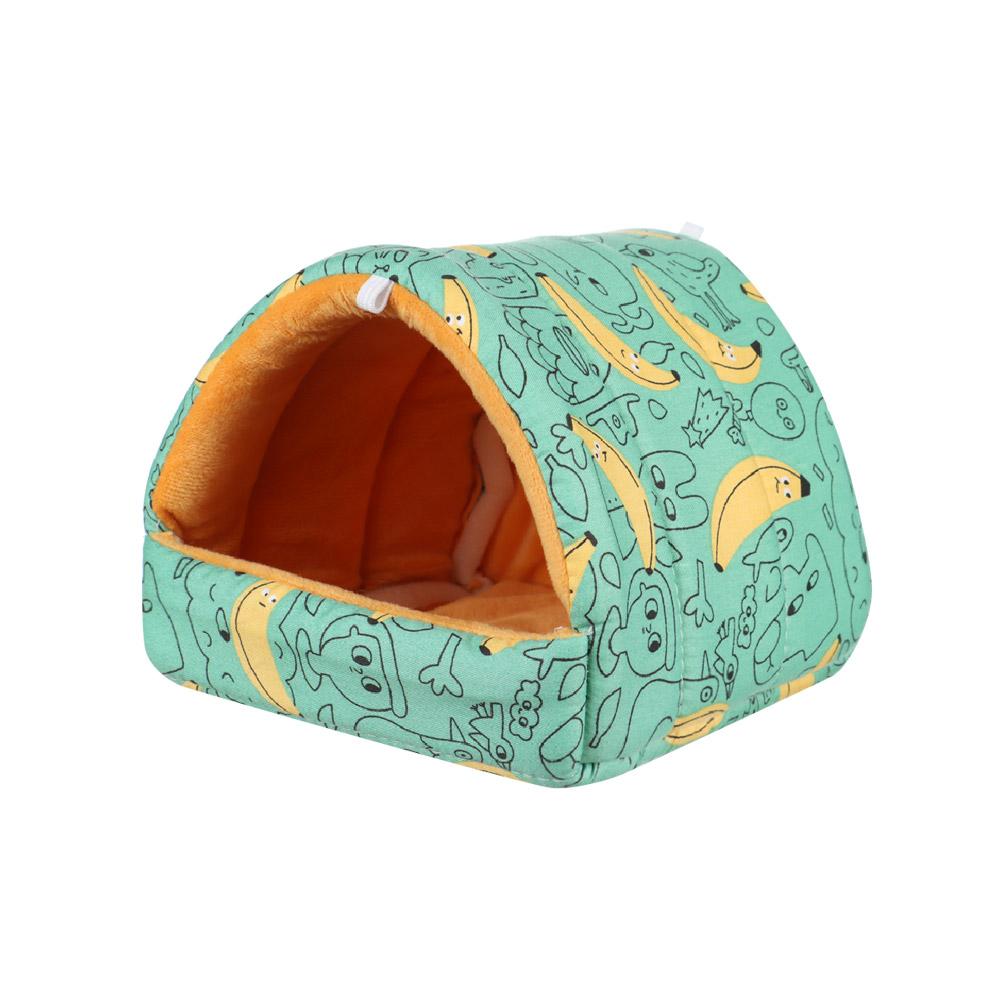 Colorful Comfortable Winter Rabbit Squirrel Small Animal Sleeping Bed Warm Mat Guinea Pig Nest Hamster House