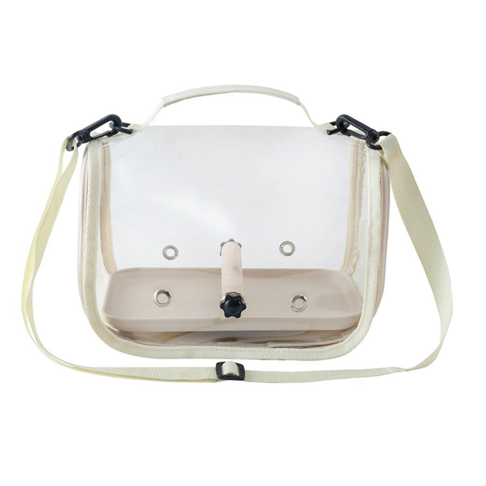 

Breathable Mesh Travel Bird Cage Folding Parrot Out Bag Bird Carrier Bag Pet Supplies білий