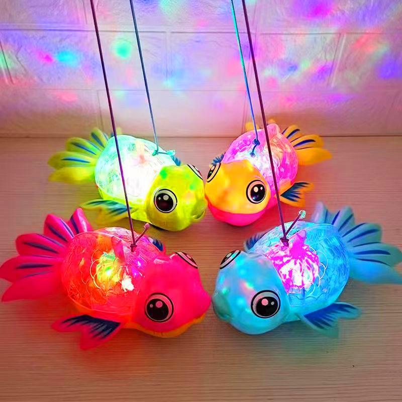 1 Stück Elektrischer Riegel Leuchtender Hase mit Blinkender Musik-Schnur und Projektionsspielzeug