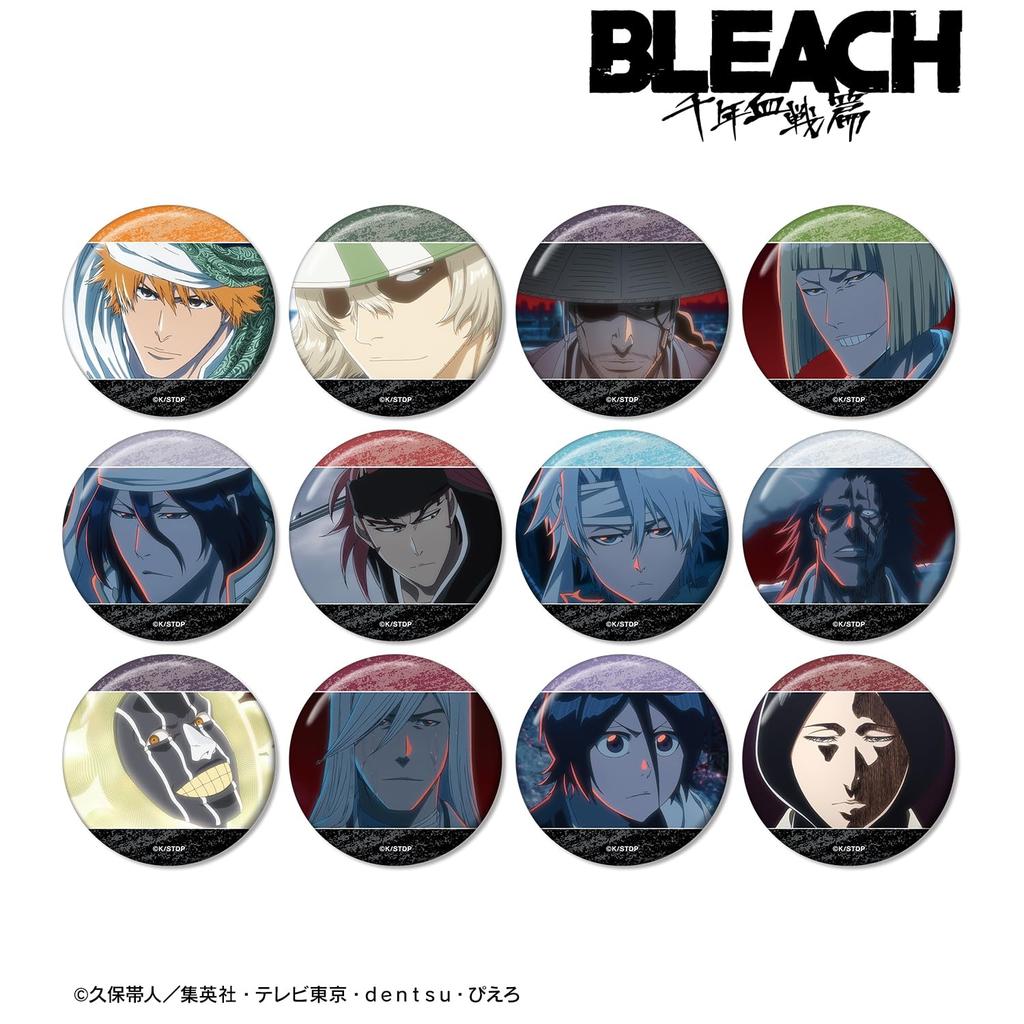 TV Anime Blood War Trading Scene Can Badges Box "BLEACH Thousand-Year Arc" ver.A 12-Piece