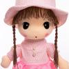 Plush Fairy Anna Doll Large Soft Crystal Pink Stuffed Toy Gift For Girls