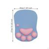 Gatito Paw Mouse Pad, Mat with Doll Support, Soft Desktop Decoration Beautiful Ergonomic