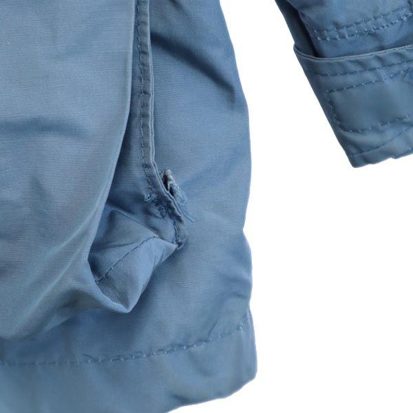 Woolrich 70s Nylon Blend Vintage Long Sleeve Hood Jacket M Back Check Men's Used