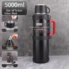 Large Capacity Outdoor Thermos 316 Stainless Steel Portable Warm Kettle for Car or Student Use