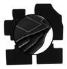 Set of Velour Floor Mats For: Suzuki Ignis III Hatchback (2015-)