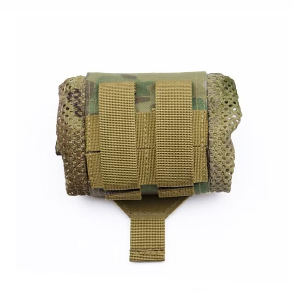 Tactical Molle Dump Pouch Folding Waist Bag Outdoor Roll-Up Drawstring Utility Foldable Mesh Bag