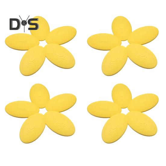 Bee Watering Station Flower Shape Floating Butterfly Waterer Garden Bee Insect Drinking Fountain for Thirsty Pollinator Feeding Bathing