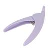 Acrylic Nail Clipper Professional Stainless Steel Nail Tip Cutter False Nail Trimmer Manicure Tool Purple