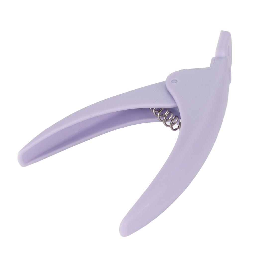 Acrylic Nail Clipper Professional Stainless Steel Nail Tip Cutter False Nail Trimmer Manicure Tool Purple