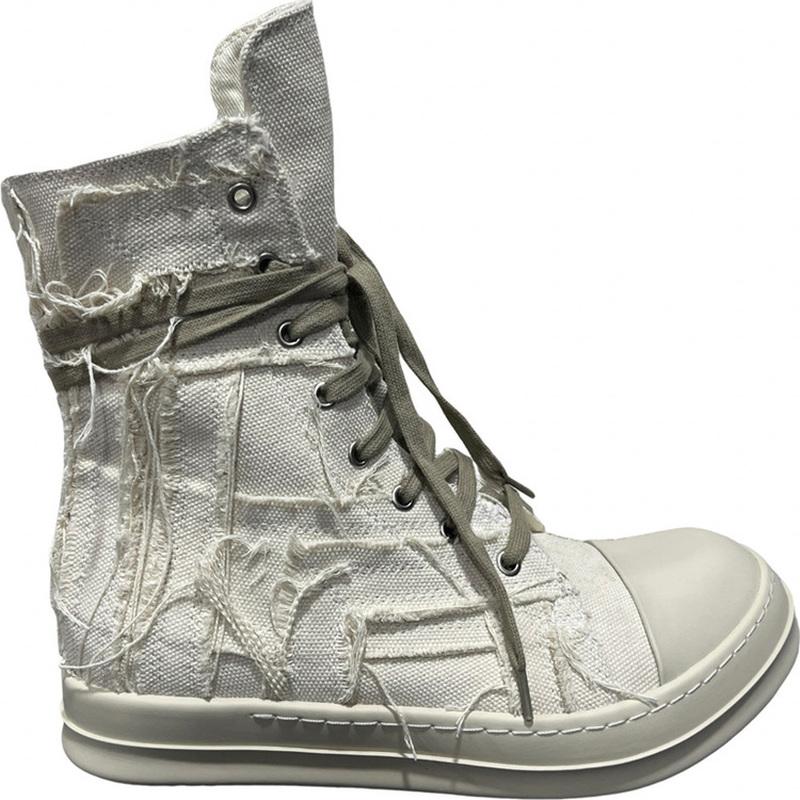 

Canvas Breathable High Top Sneakers, Men s Large Size Thick Bottom Casual Platform Shoes, Laced Comfortable Ankle Boot,35-48 48