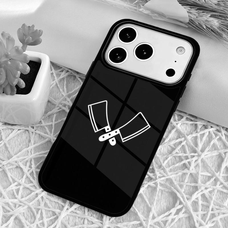 Butcher cleaver Phone Case for iPhone 17 Air 16 15 11 12 14 13 Pro Max Shockproof Cover