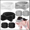 Plush Wrist Strap Face Wash Spa Bracelet Spa Bracer Absorbs Sweat Coral Fleece Waterproof Headband