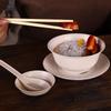 CHULV Rice Husk Disposable Tableware Set