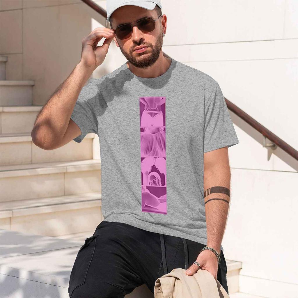 2026 New Model Demi Lovato Photostrip Tee Unisex Streetwear Loose Cotton Unisex Unisex Tshirts Short Sleeve Casual Female Tshirt Gr