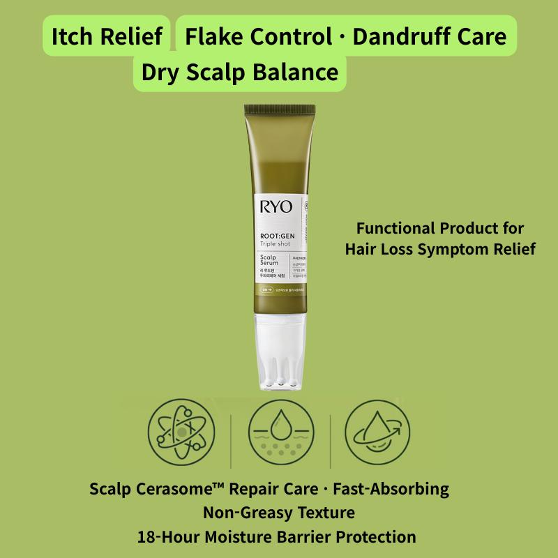 Ryo Rootgen Triple Shot Scalp Repair Serum 60ml