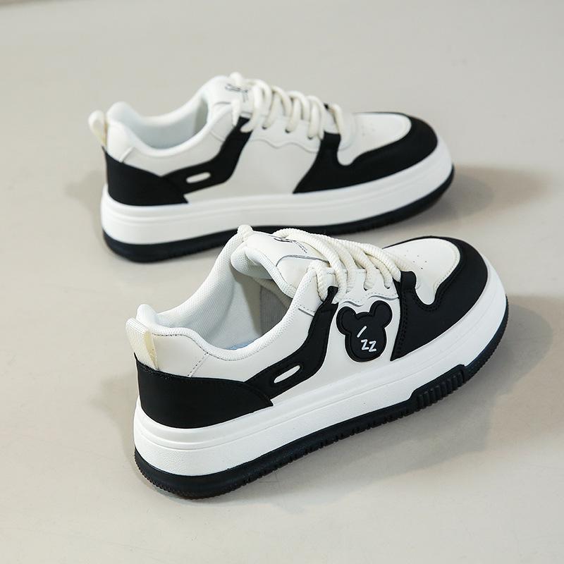 

Comemore Повседневная Весна Осень Баскетбол Теннис Платформа Плоские Беговые Вулканизированные 2024 Женская Спортивная Обувь Белые Женские Кроссовки Kawaii 35 чёрный