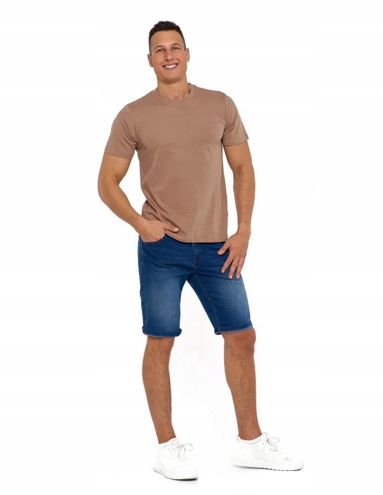 T-Shirt Men's Cotton Short Sleeve Classic Soft MORAJ L MOCCA