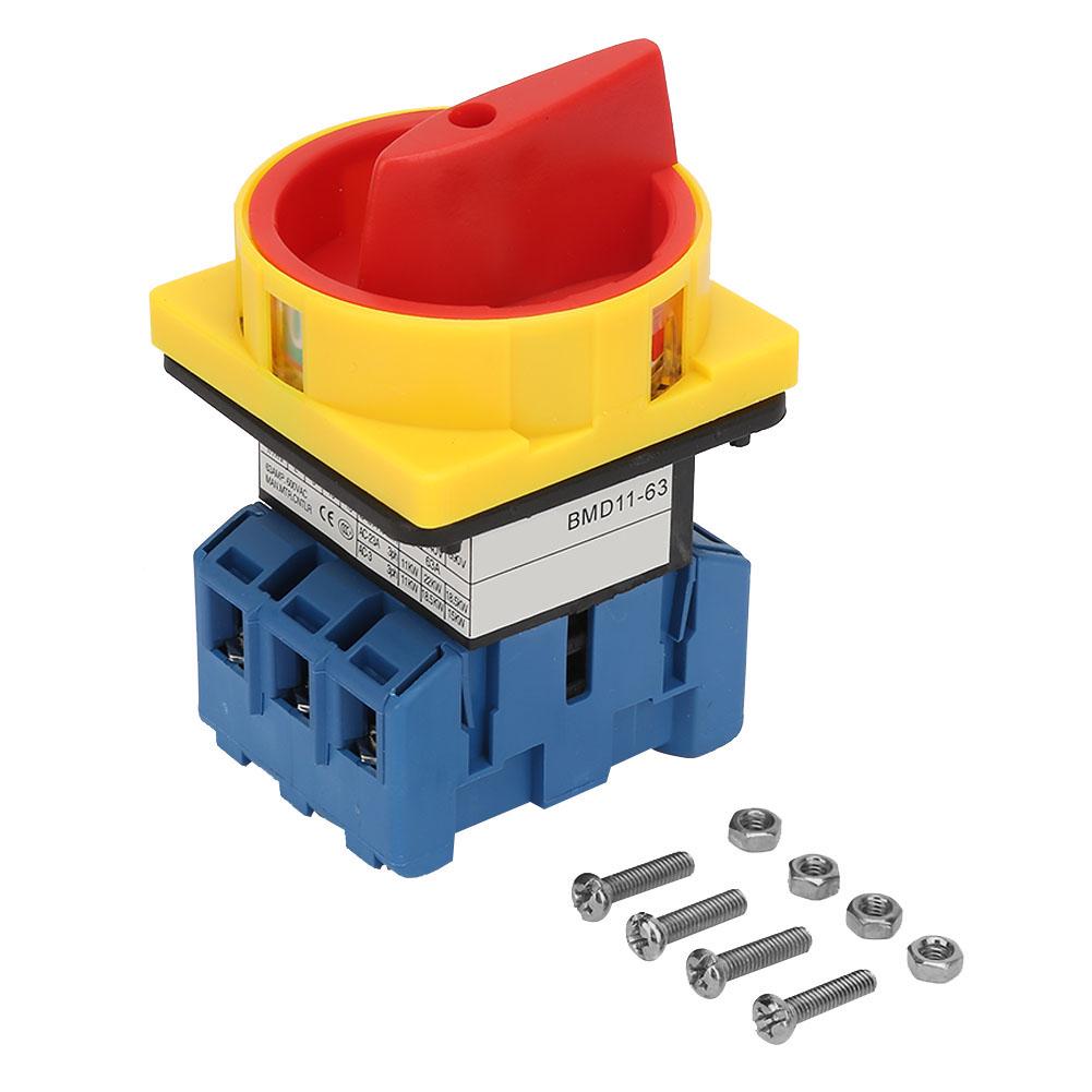 

40A63A Навантаження Автоматичний вимикач 3-полюсний 2-позиційний поворотний кулачковий перемикач живлення (63A)