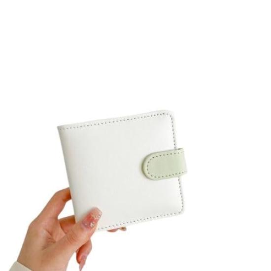 LINAXYZ Mini Binder for Trading Card Korean ID Membership and Refills White Moss 3-Ring Cards, Collectibles, Holders, Instax, Badges, Favorites,