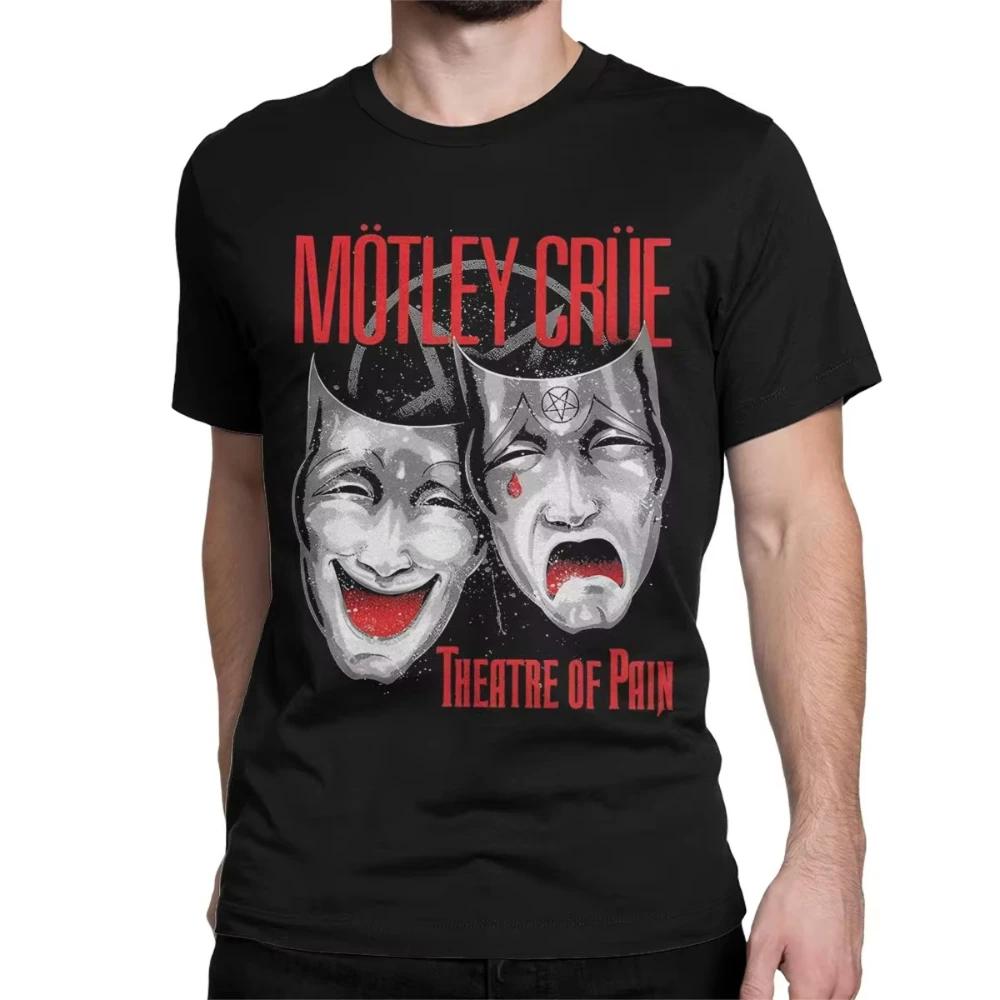 Herren Damen Motleys Girls Musik Baumwoll T-Shirt Crue Metal Band Baumwollkleidung Freizeit Kurzarm Rundhals T-Shirts Geschenk T-Shirts